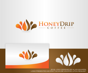 Diseño de Logo por alvinnavarra para HoneyDrip Coffee | Diseño #11317056