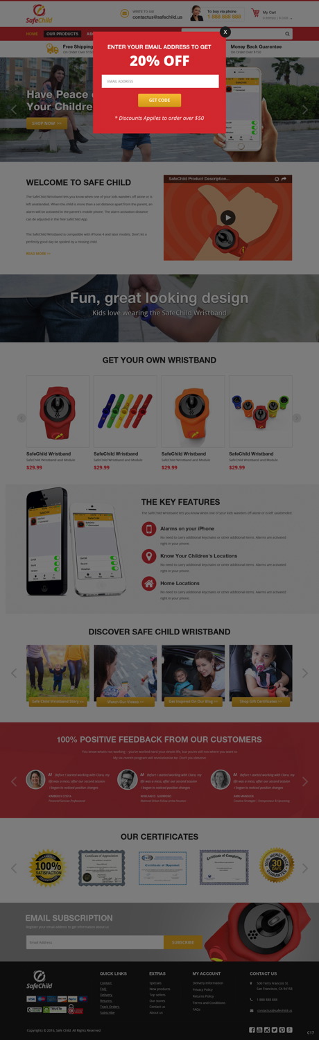Web Design by pb for SafeChild | Design #11429718