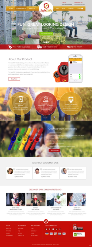 Web Design by pb for SafeChild | Design: #11429720
