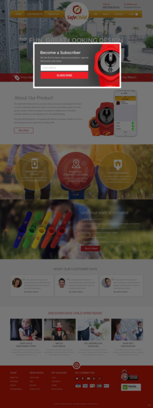 Web Design by pb for SafeChild | Design: #11429721