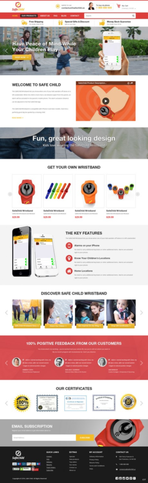 Web Design by pb for SafeChild | Design: #11443271