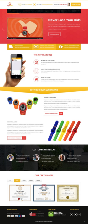 Web Design by pb for SafeChild | Design: #11443277