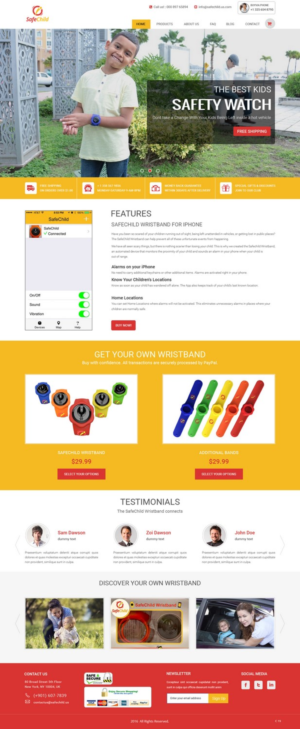 Web Design by pb for SafeChild | Design: #11443279