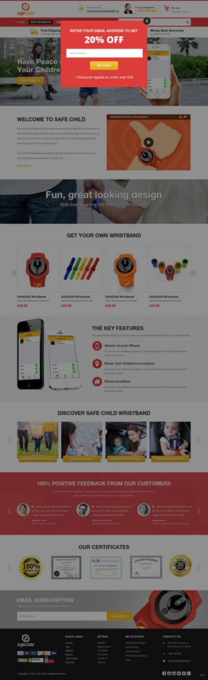 Web Design by pb for SafeChild | Design: #11443281