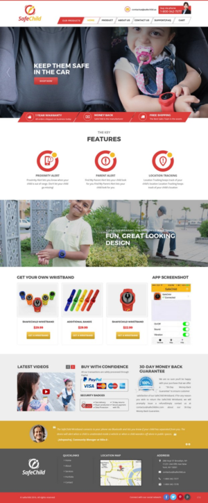 Web Design by pb for SafeChild | Design: #11443283