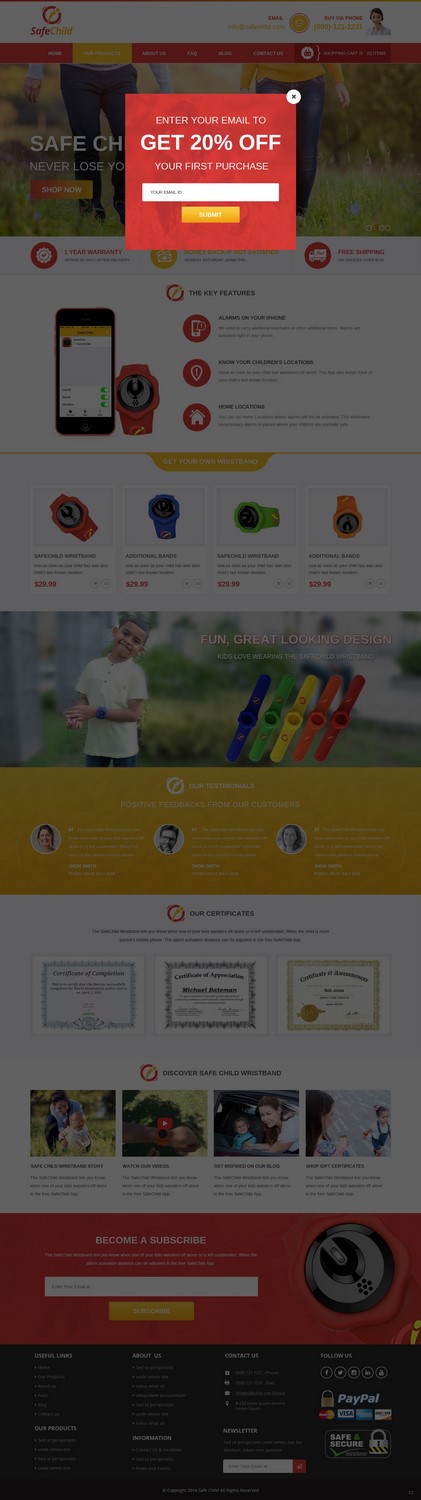 Web-Design von pb für SafeChild | Design #11443286
