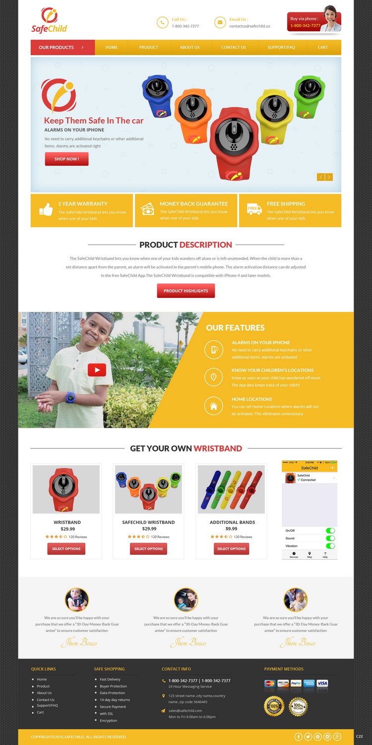 Web Design by pb for SafeChild | Design #11443301