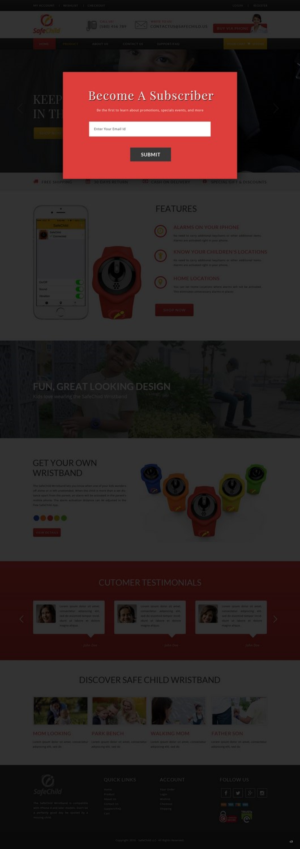 Web Design by pb for SafeChild | Design: #11443302