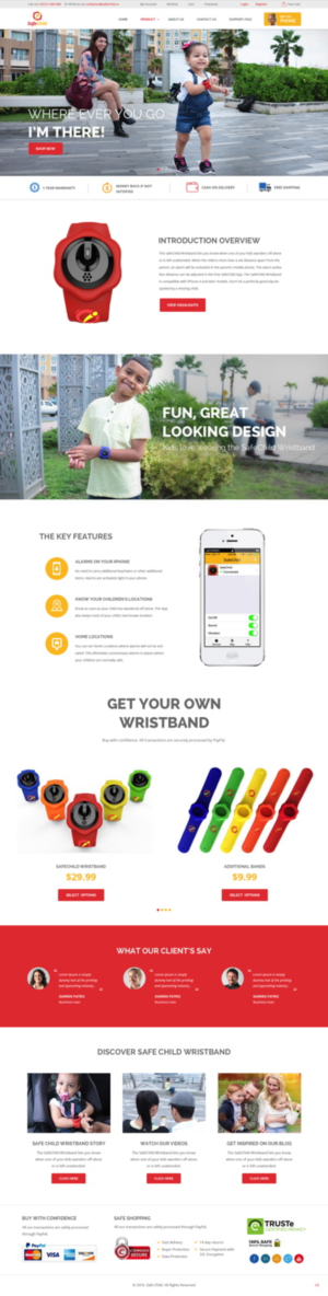 Web Design by pb for SafeChild | Design: #11443424