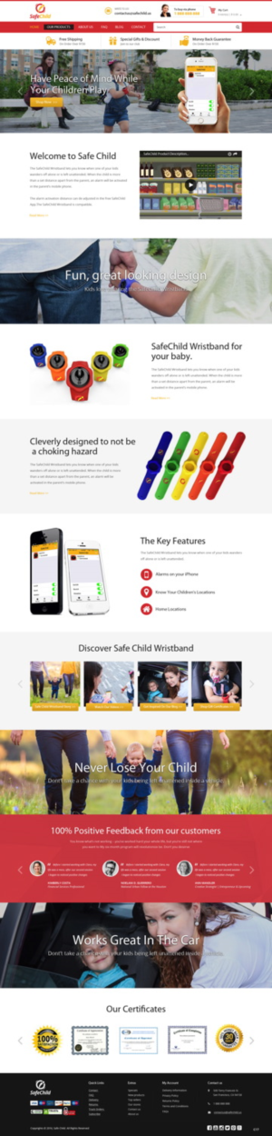 Web Design by pb for SafeChild | Design: #11476192