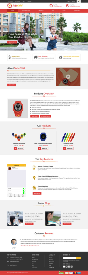 Web Design by Sbss for SafeChild | Design: #11442783