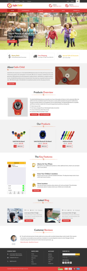 Web Design by Sbss for SafeChild | Design: #11442784