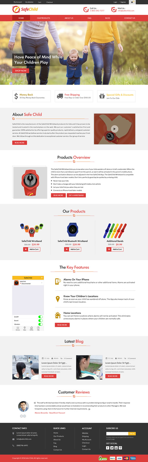 Web-Design von Sbss für SafeChild | Design #11442787