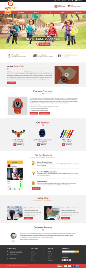 Web Design by Sbss for SafeChild | Design: #11443314