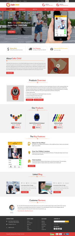 Web Design by Sbss for SafeChild | Design: #11462273