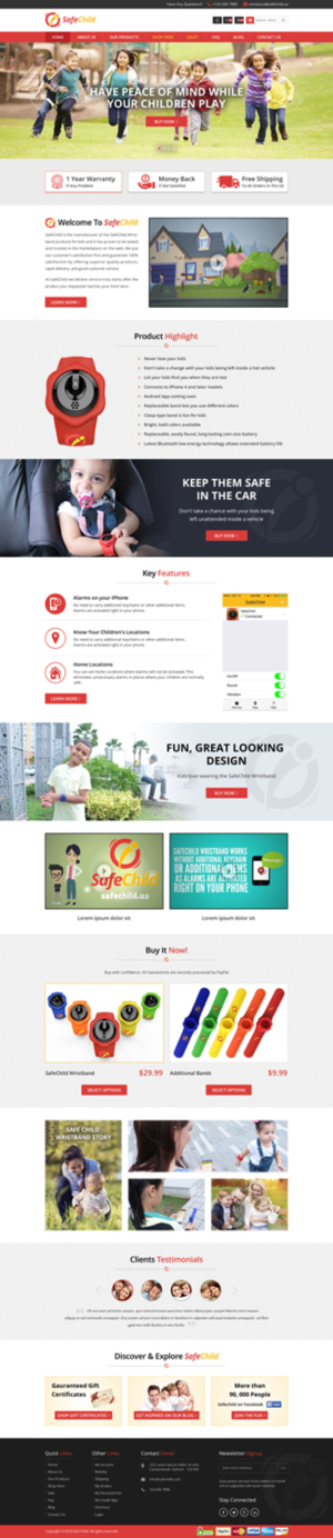 Web Design by Sbss for SafeChild | Design: #11474572