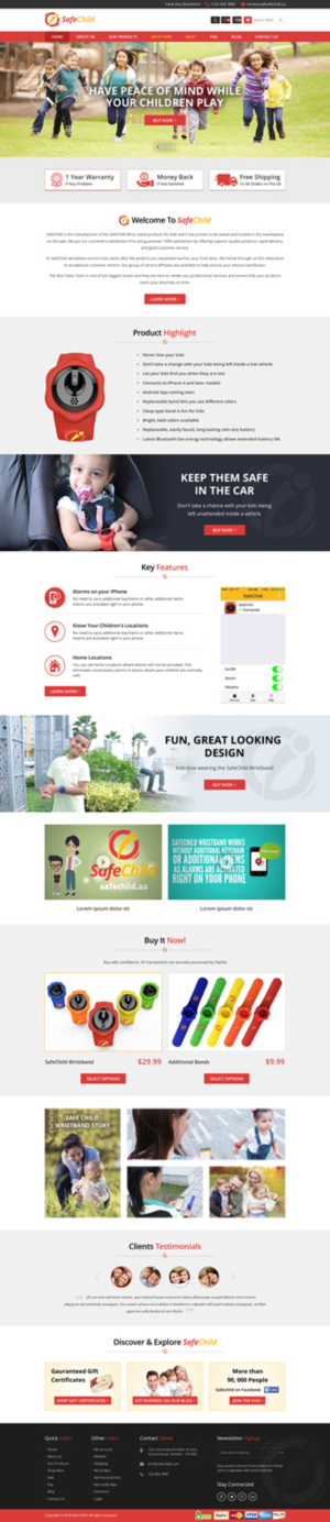 Web Design by Sbss for SafeChild | Design: #11474574