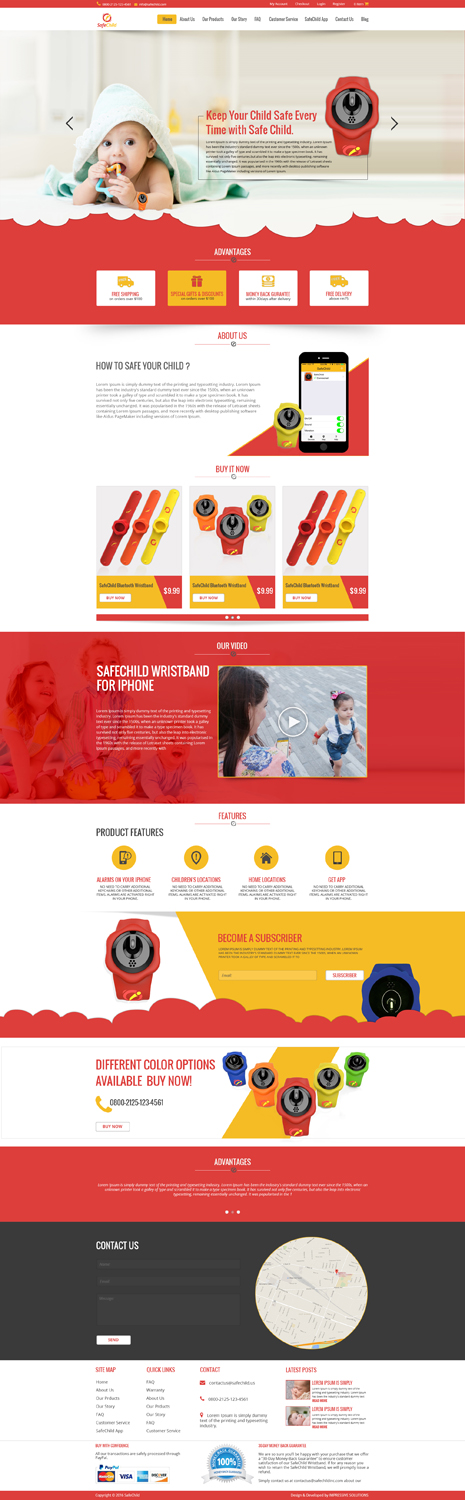Web-Design von Impressive Solutions für SafeChild | Design #11473843