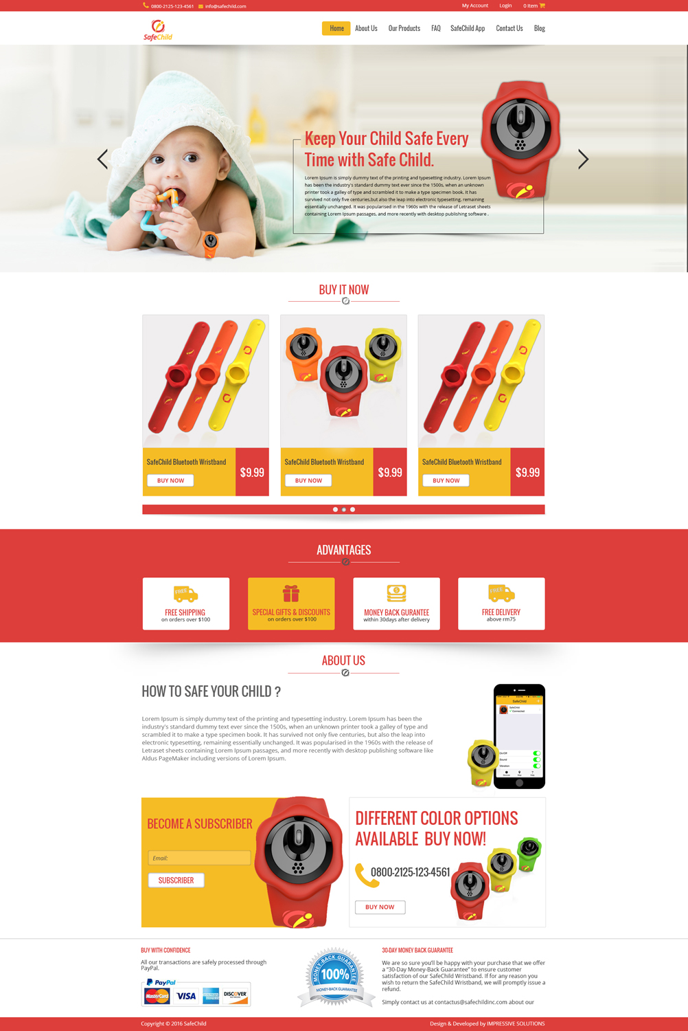 Web-Design von Impressive Sol für SafeChild | Design #11481155