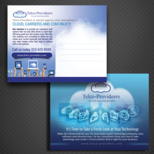 Design de Carte Postale par uk pour Telco-Providers | Design : #11364509