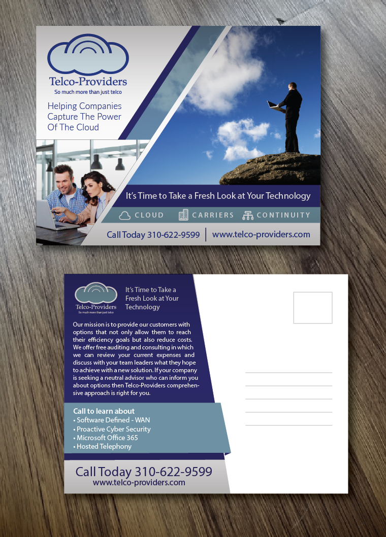 Postcard Design by Alexandar for Telco-Providers | Design #11326726