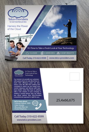 Telco-Providers Invites Companies to the Cloud | Diseño de Postal por Alexandar
