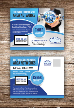 Design de Carte Postale par debdesign pour Telco-Providers | Design : #11309956