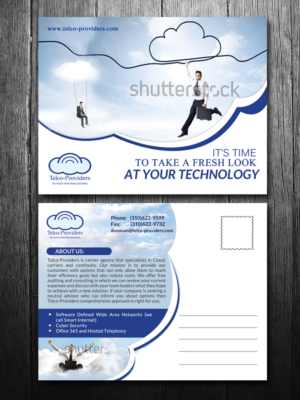 Design de Carte Postale par creative.bugs pour Telco-Providers | Design : #11332465