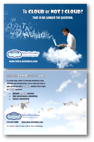 Design de Carte Postale par citygirl17 pour Telco-Providers | Design : #11338251