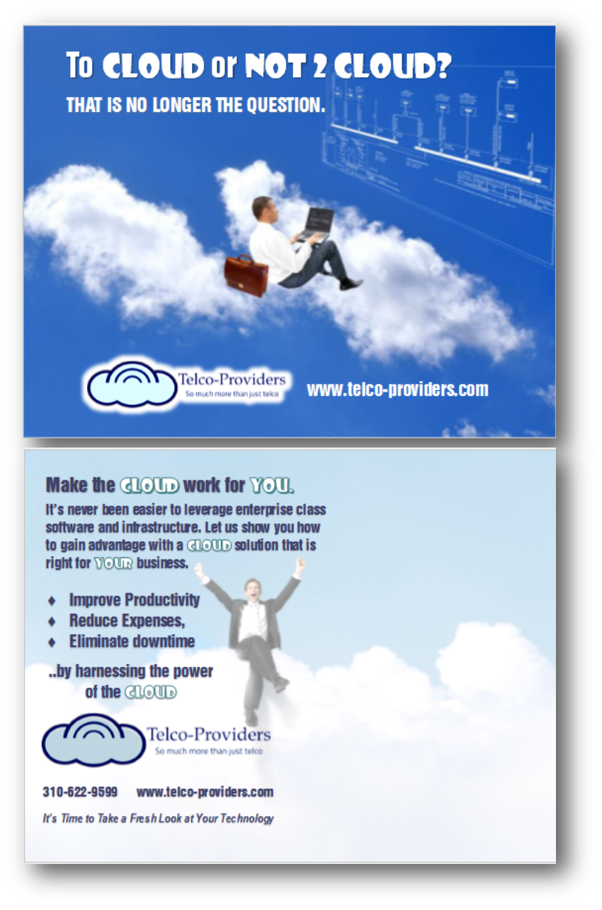Postcard Design by citygirl17 for Telco-Providers | Design #11368111