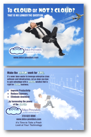 Postcard Design by citygirl17 for Telco-Providers | Design #11368112