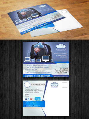 Design de Carte Postale par ecorokerz pour Telco-Providers | Design : #11308568