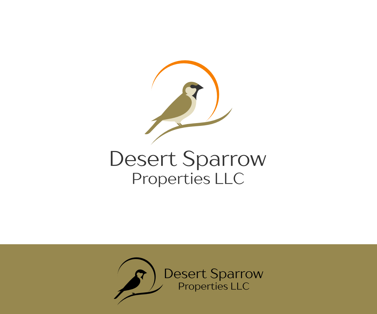 Logo-Design von VGB für Desert Sparrow Properties LLC | Design #11337964