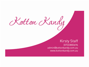 Business Card Design by  Bit Riot for Kotton Kandy | Design: #2336821