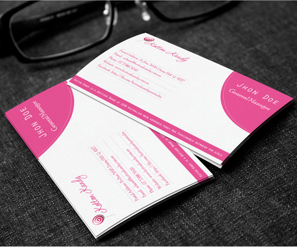 Business Card Design by Muhammad Anisuzzaman for Kotton Kandy | Design #2346914