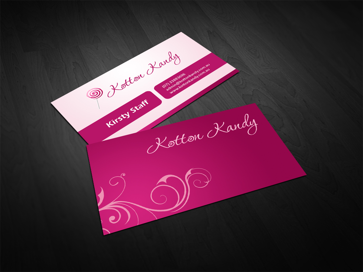 Diseño de Tarjeta de Presentación por Owaisias para Kotton Kandy | Diseño #2331101