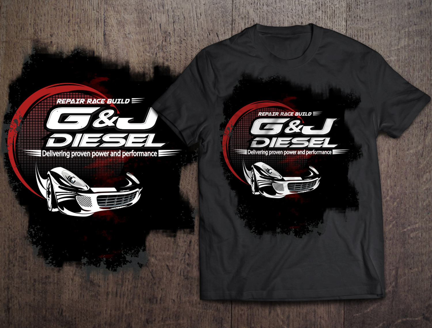 T-shirt Design by SAI DESIGNS for G & J Diesel | Design #11363533