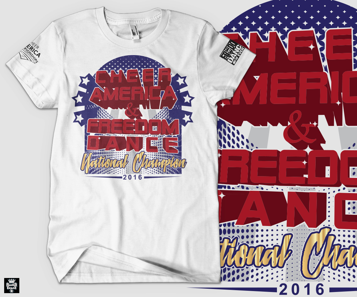 T-shirt Design by Aurelio III for Cheer America | Design #11356096