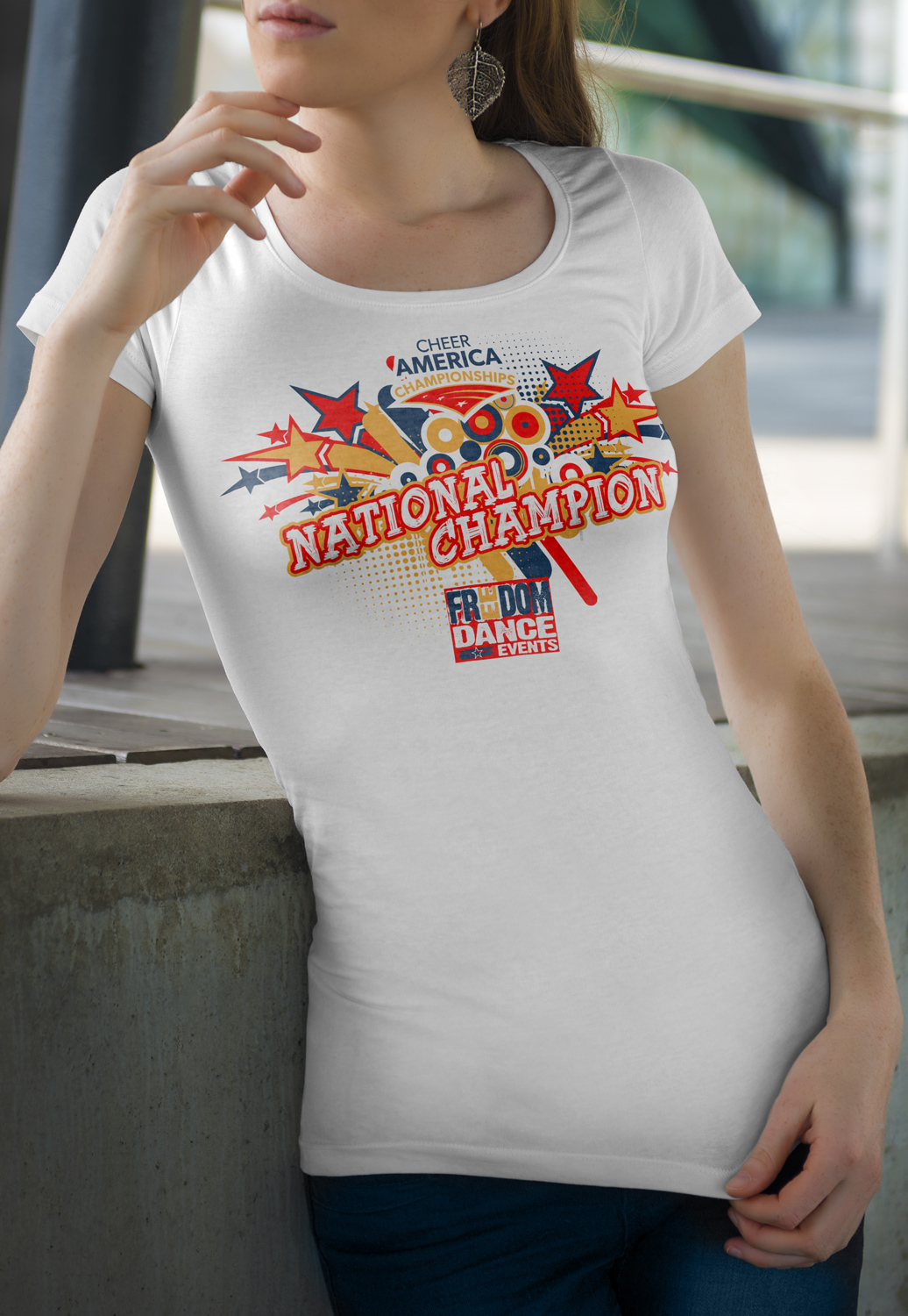 T-Shirt-Design von at-as für Cheer America | Design #11337517