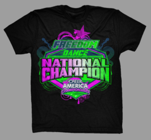 T-Shirt-Design von CREARTIVE für Cheer America | Design: #11343464