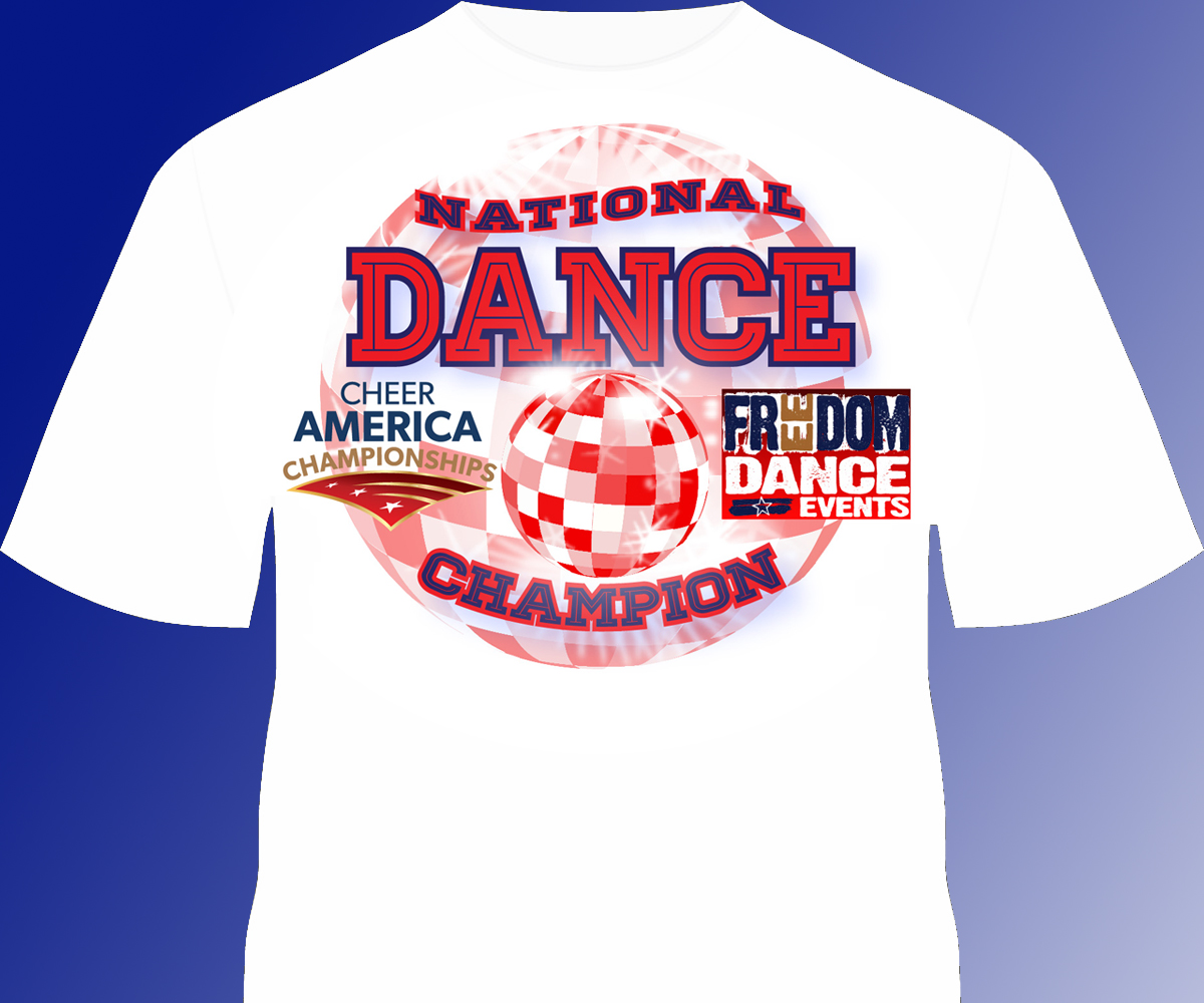 T-shirt Design by YOLOGO for Cheer America | Design #11367223