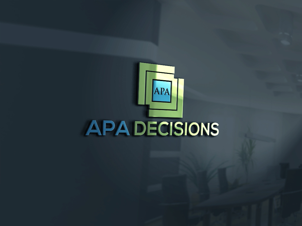 Logo Design by DESIGN Services JK for APA DECISIONS | Design #11327521