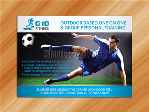 Flyer Design by Sarmishtha Chattopadhyay_loginchange for G10 FITNESS & FUTBOL | Design: #2317601