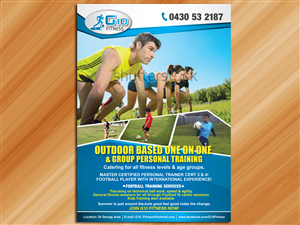 Flyer Design by Sarmishtha Chattopadhyay_loginchange for G10 FITNESS & FUTBOL | Design: #2322661