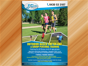 Flyer Design by Sarmishtha Chattopadhyay_loginchange for G10 FITNESS & FUTBOL | Design: #2323245