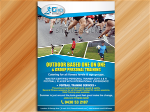 Flyer Design by Sarmishtha Chattopadhyay_loginchange for G10 FITNESS & FUTBOL | Design: #2323322