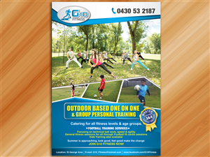 Flyer Design by Sarmishtha Chattopadhyay_loginchange for G10 FITNESS & FUTBOL | Design: #2325025