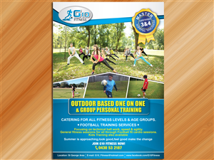 Flyer Design by Sarmishtha Chattopadhyay_loginchange for G10 FITNESS & FUTBOL | Design: #2325267