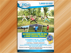 Flyer Design by Sarmishtha Chattopadhyay_loginchange for G10 FITNESS & FUTBOL | Design: #2325524