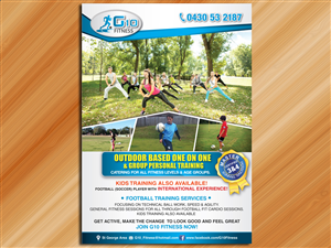 Flyer Design by Sarmishtha Chattopadhyay_loginchange for G10 FITNESS & FUTBOL | Design: #2327276